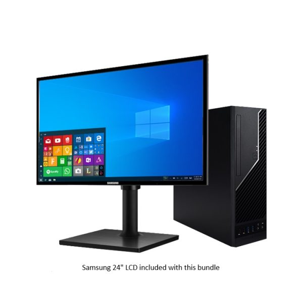 EDsys ePRO i5-13400 H610 16GB RAM 1TB SSD Windows 11 Pro Super Bundle! + 24" HAS LCD